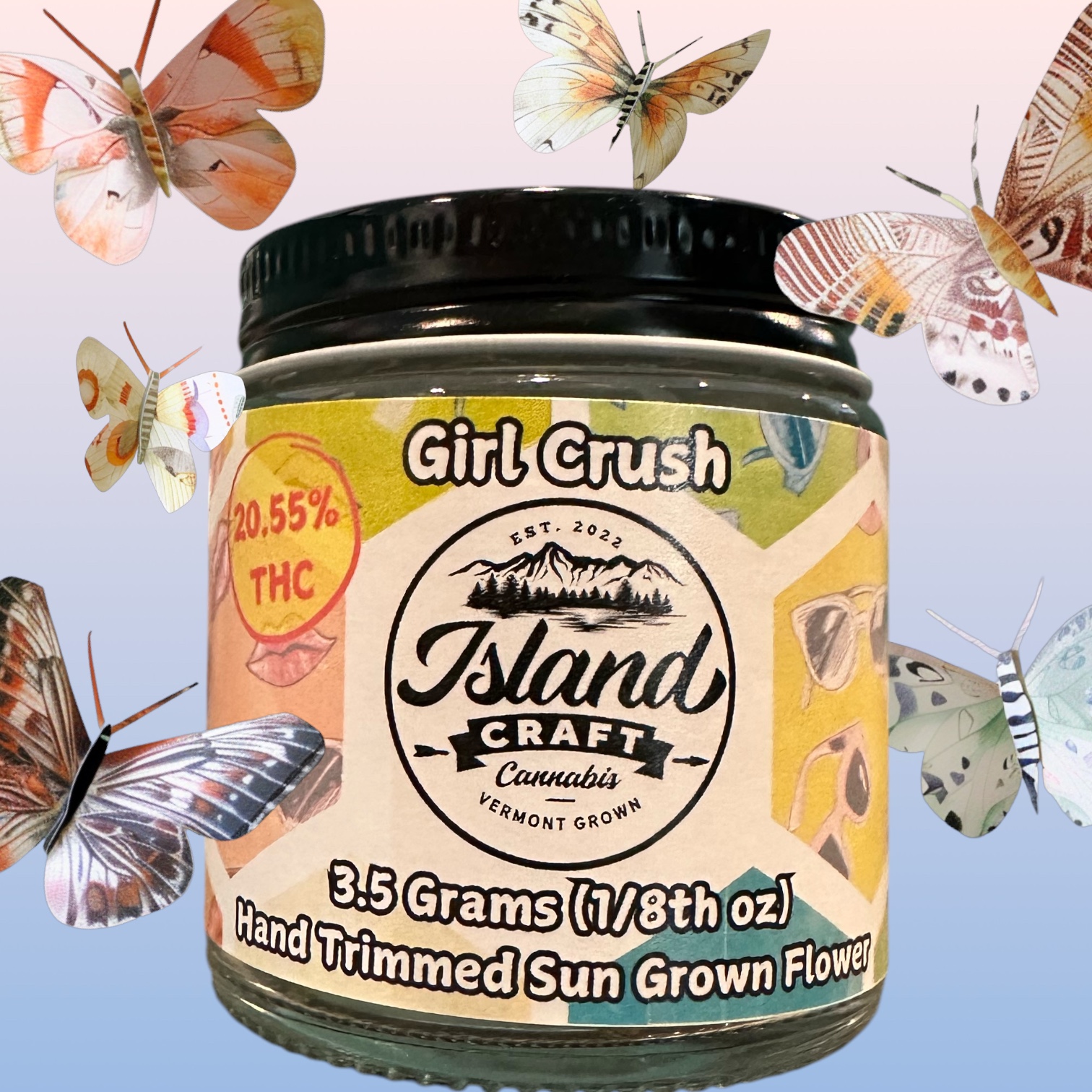 Photograph of product: Island Craft Oui'd | Girl Crush | Pre-Packed 3.5g