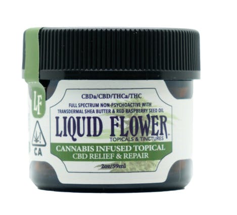 Photograph of product: LIQUID FLOWER CBDA PROTECT:RELIEF:REPAIR 8.85MG 2OZ