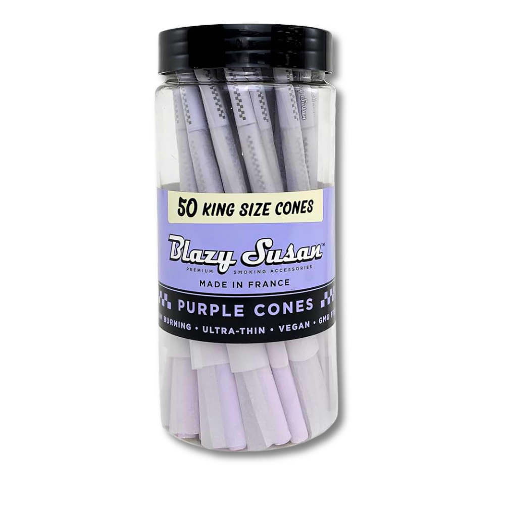 Photograph of product: Blazy Susan - Purple King Size Cones - 50pk