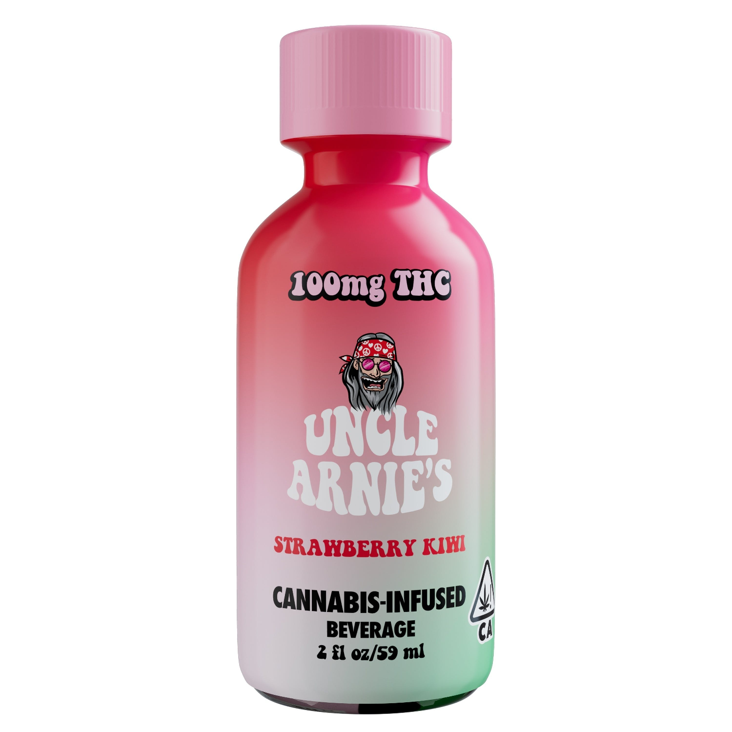 Photograph of Product: UncleArnies - Strawberry Kiwi 100mg Shot
