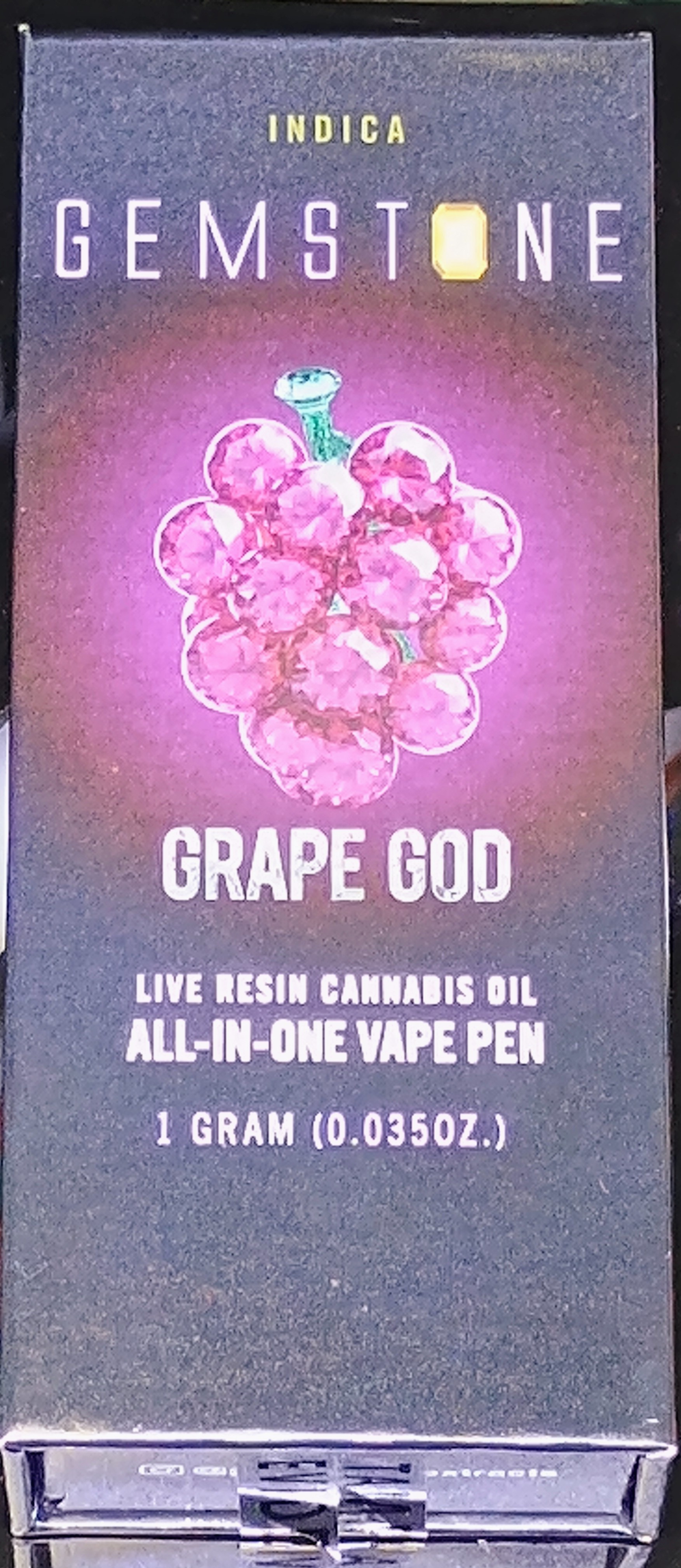 Photograph of product: Gemstone Grape God Disposable
