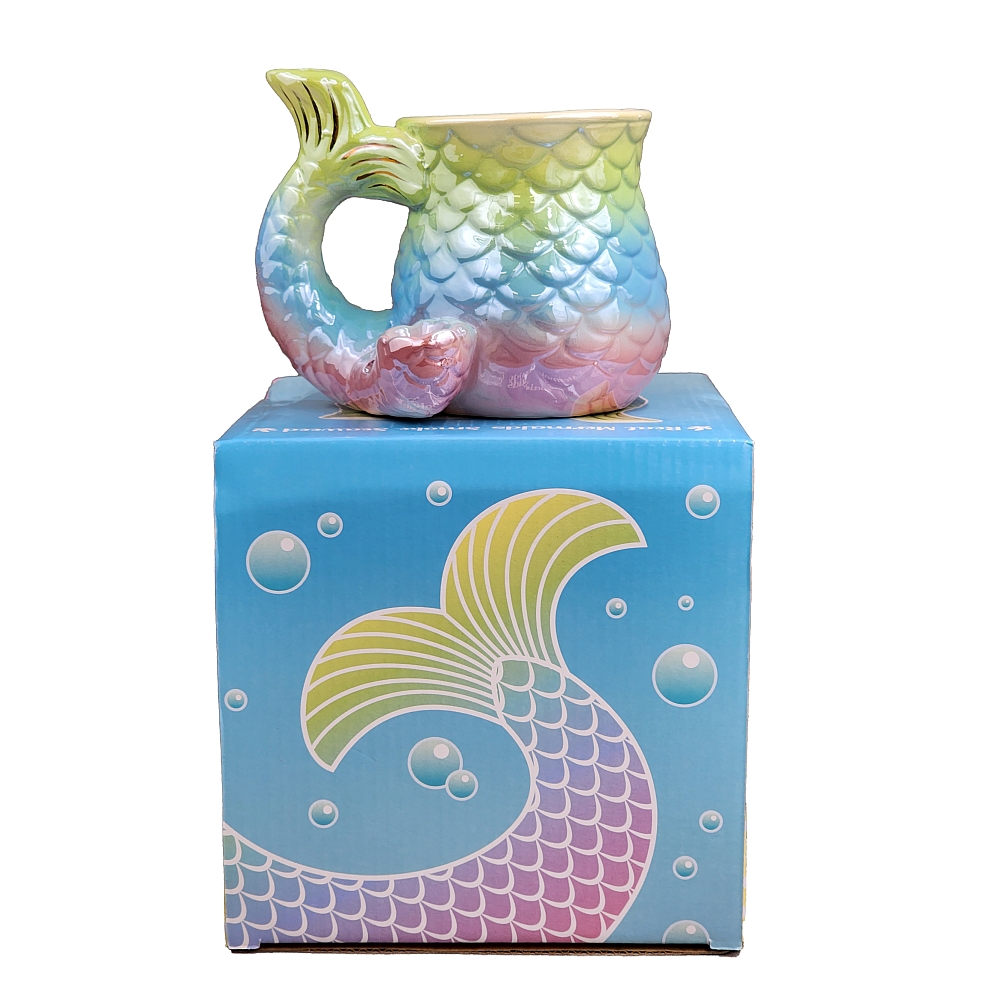 Photograph of product: FASHION CRAFT - MERMAID TAIL CERAMIC MUG
