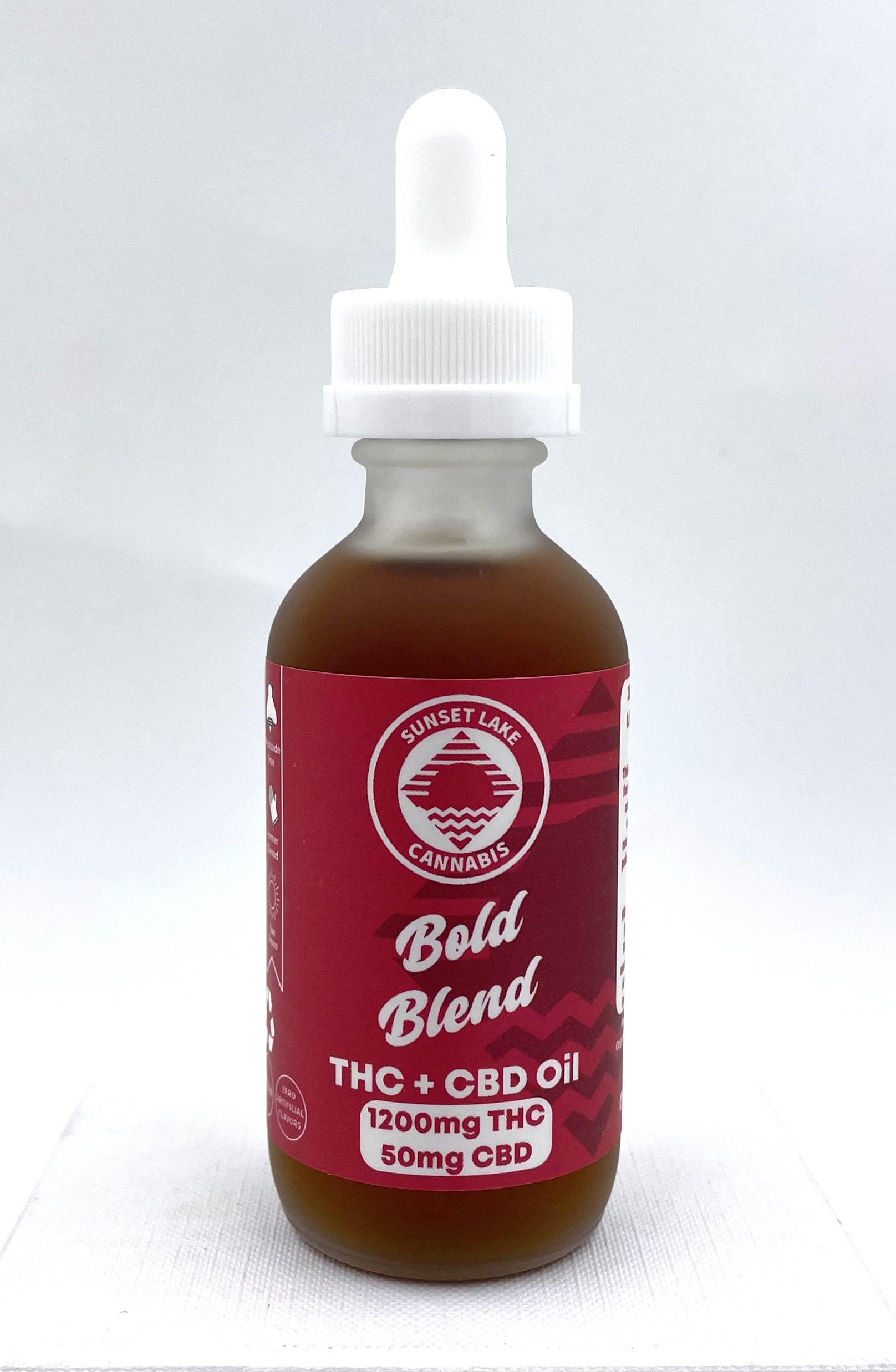 Photograph of Product: Sleep Blend Tincture | Mint Flavor | 1200mg THC | 600mg CBD | 600mg CBN