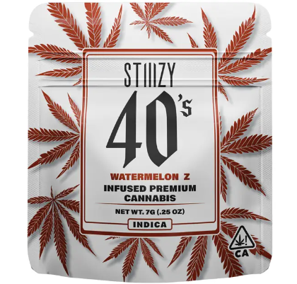 Photograph of product: STIIIZY Watermelon Z Infused 40's - 7g