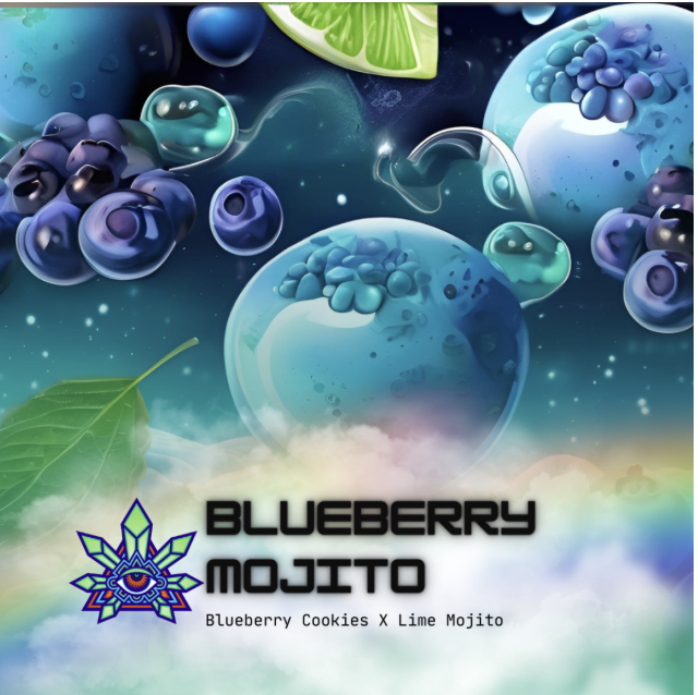 Photograph of product: Blueberry Mojito - 3.5g