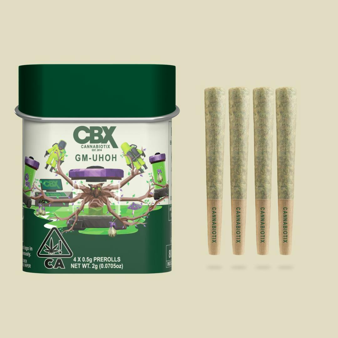 Photograph of product: CBX | Pre-Roll (4pk) | H | GM-UHOH