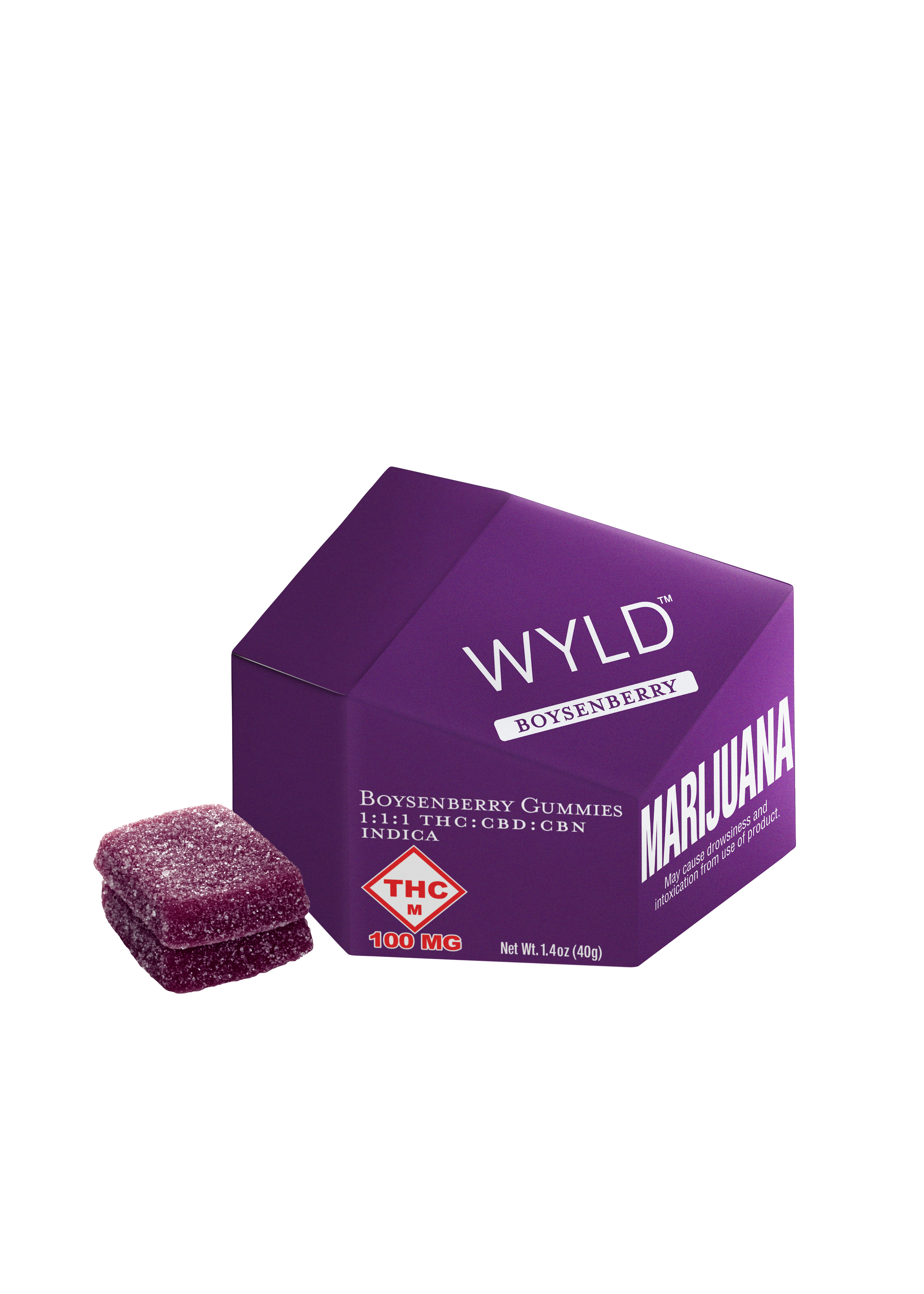Photograph of product: Boysenberry 1:1:1 CBD:CBN | 100mg