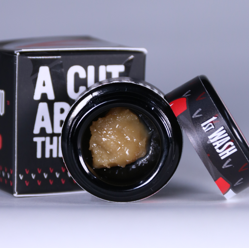 Photograph of product: Unrivaled Solventless | Rock and Rye Gelato | 1g Rosin Puck | REC