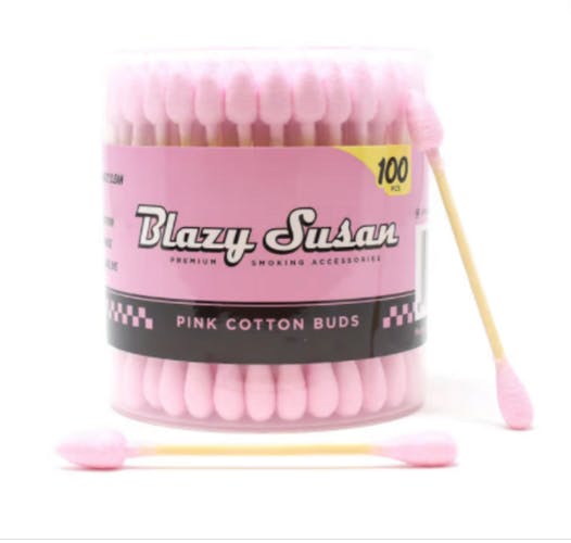 Photograph of product: Blazy Susan I Pink Cotton Buds | 100 count