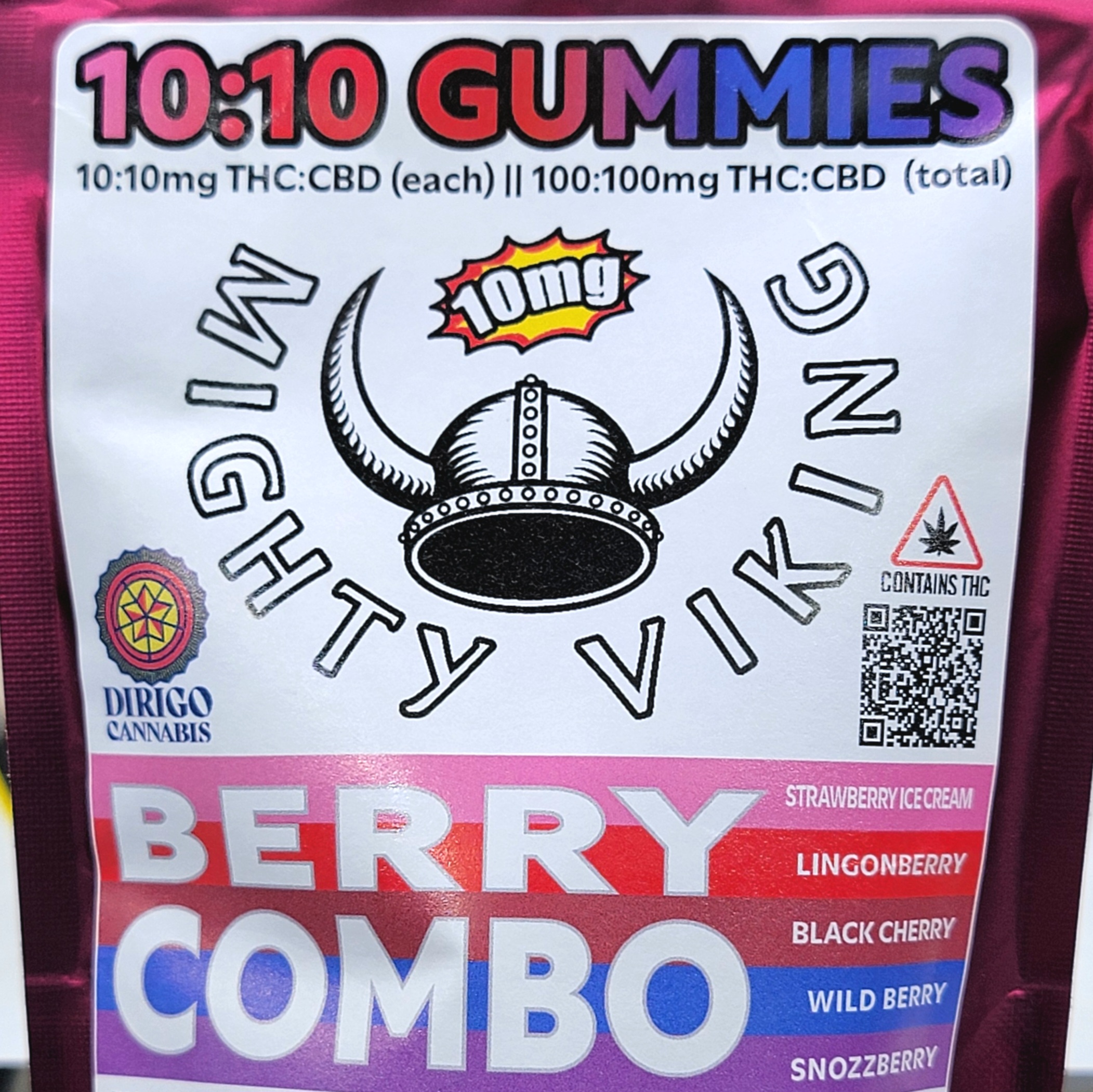 Photograph of product: Mighty Viking 10mg 1: ummies - Berry Combo