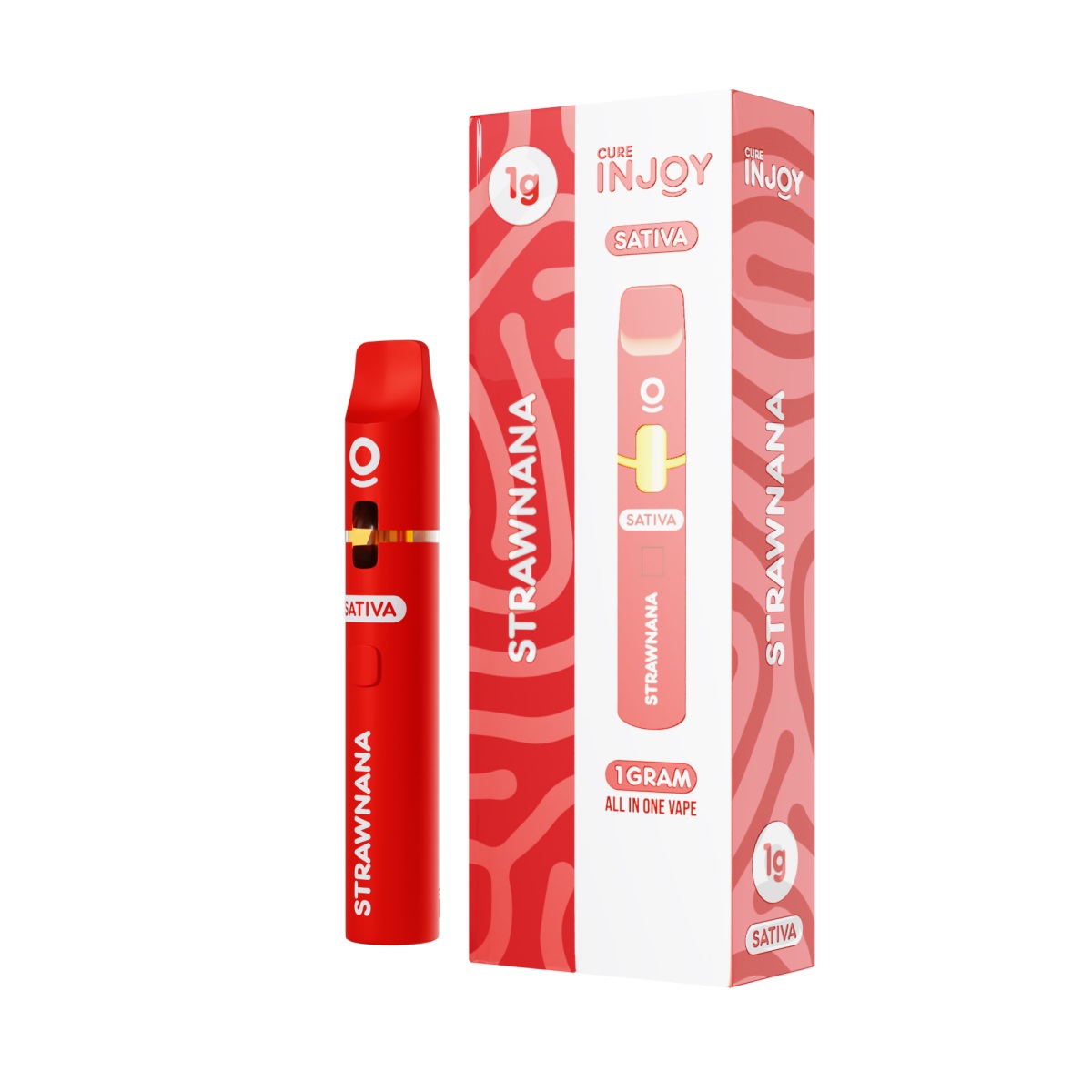 Photograph of product: Cure Injoy | Disposable Vape | Strawnana | 2g