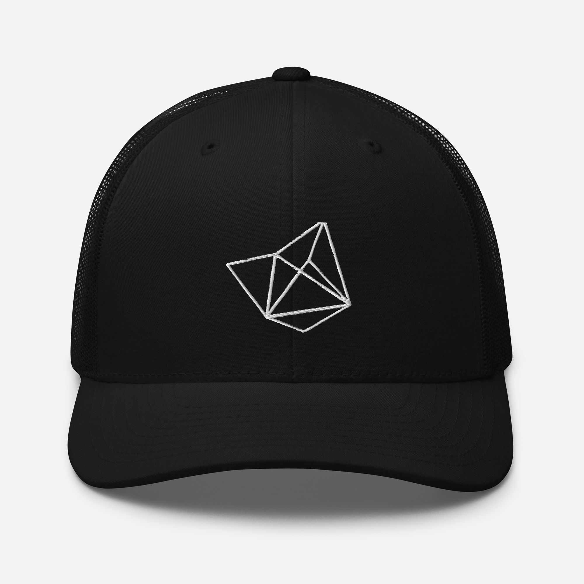 Photograph of product: Trucker Hat: "Icon" (Black)
