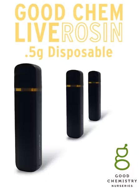 Photograph of product: Good Chemistry - Graham Canyon | 0.5G Live Rosin Disposable