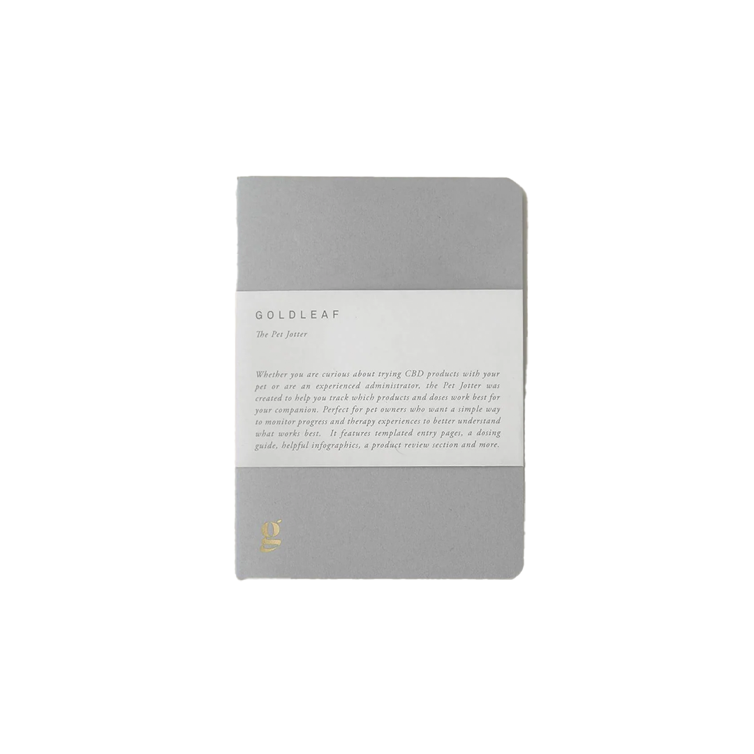 Photograph of product: Goldleaf Journal | The Pet CBD Jotter