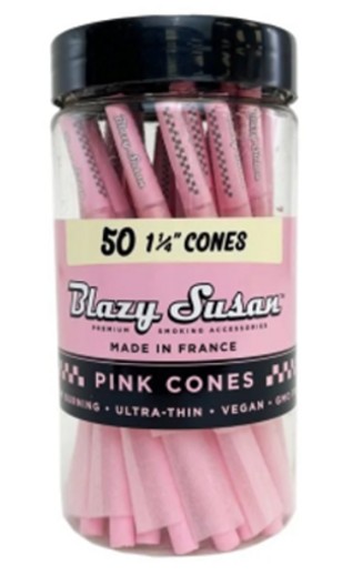Photograph of product: Blazy Susan | 1 1/4" Pink Cones 50 Pack