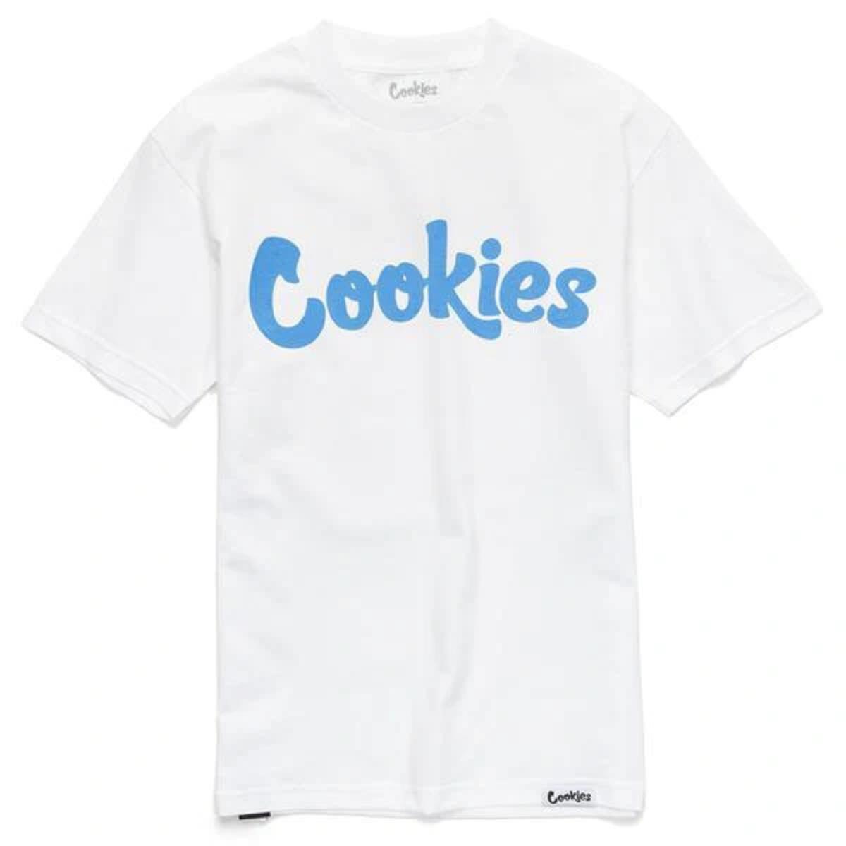 Photograph of product: Cookies | Original Mint Tee | White/Cookies Blue - XL