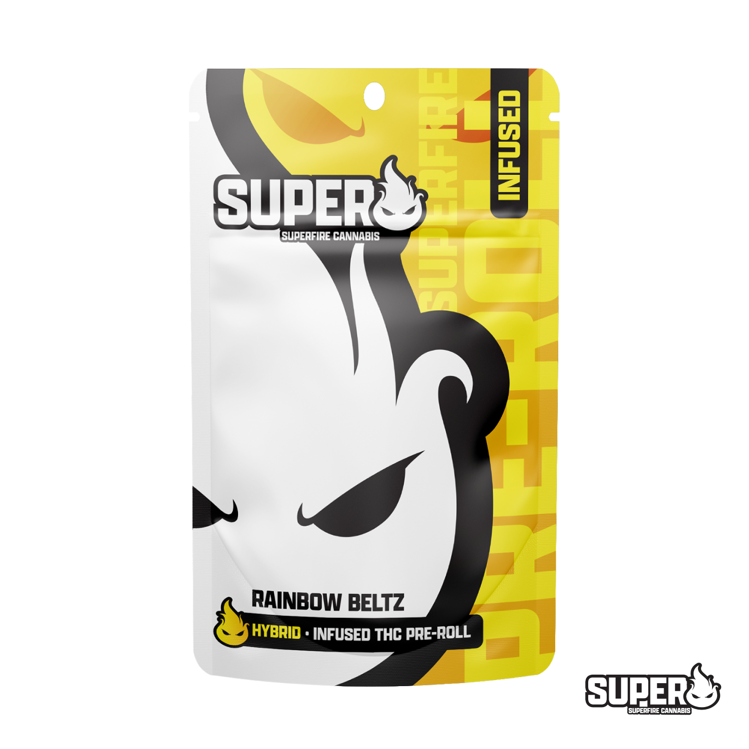 Photograph of product: Rainbow Beltz Infused Pre-Roll - 1.2g