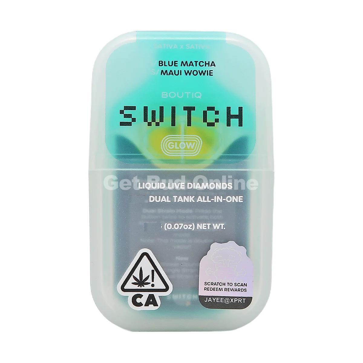 Photograph of product: 0.5g Blue Matcha (S)/0.5g Maui Wowie (S) Live Diamonds Dual Chamber All-in-One TH-oui:90% $30 or 2/$50