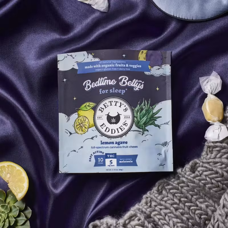 Photograph of product: Bedtime Lemon Agave Melatonin | Fruit Chew | 10pk