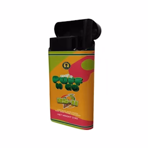 Photograph of product: Uncle J's | Apollo Pre-Packed Puff N Go - 3.5g