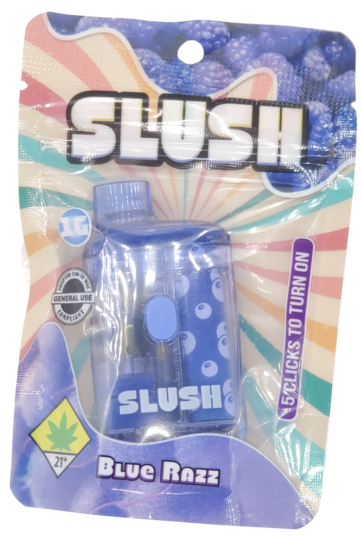 Photograph of product: Slusheez VAPE Blue Razz Disp 1g