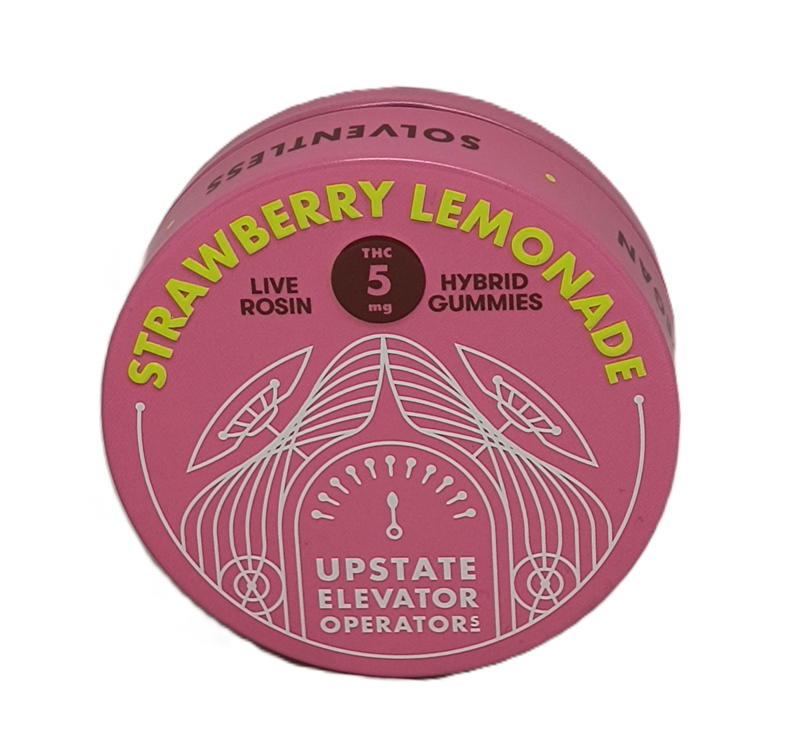 Photograph of product: Live Rosin Gummies - 5mg - Strawberry Lemonade