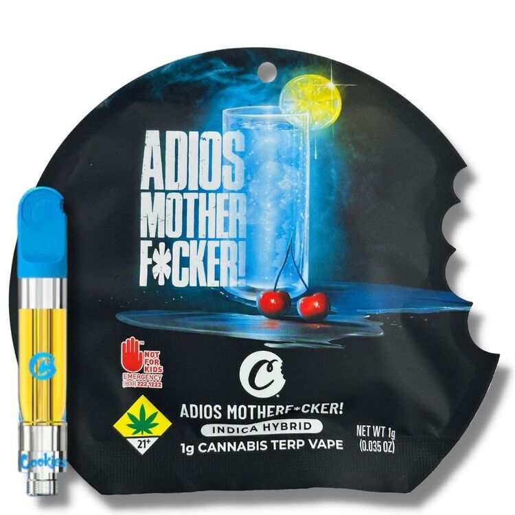 Photograph of product: Adios MF'er Natural Terps Cartridge (Cookies)