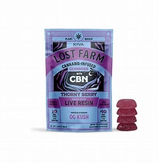 Photograph of product: Gummies (Live Resin) - Cherry Sundae x Thornyberry 1:1 - 100mg TH-oui :  100mg CBN - 20 Servings, 5mg