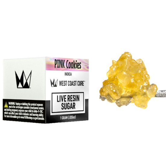 Photograph of product: PINK COOKIES - 1G LIVE RESIN SUGAR