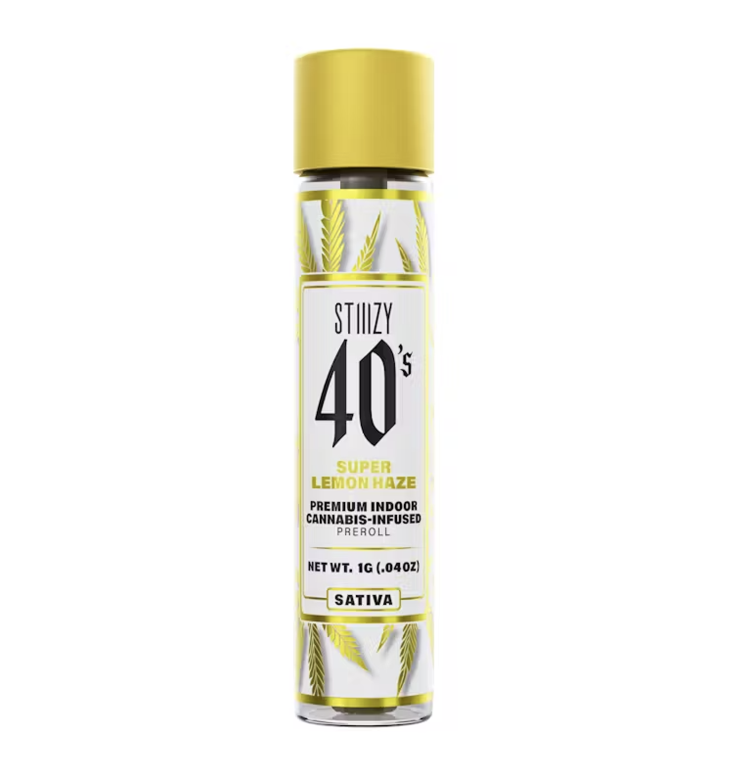 Photograph of product: STIIIZY 40's Infused Preroll 1g - Super Lemon Haze (S)