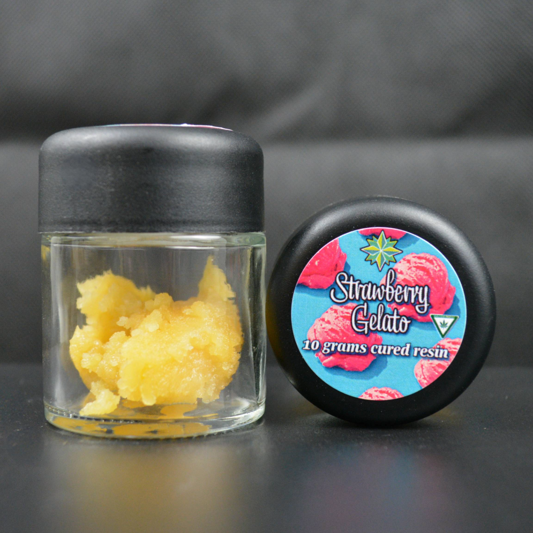 Photograph of product: Harbor Farmz *Baller Bucket*   Cured Resin   Strawberry Gelato