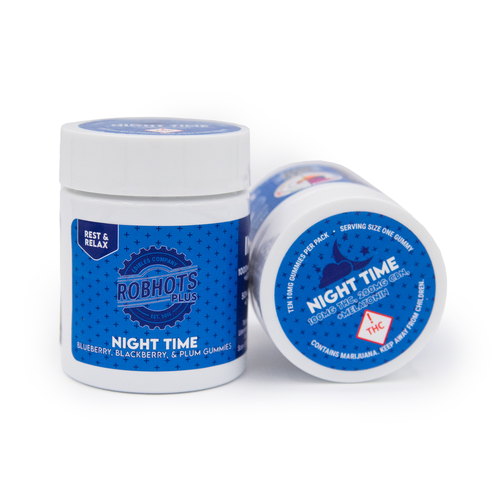 Photograph of product: Robhots Plus Gummies Night Time