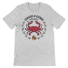Photograph of product: Shirt | Crab Cakes & Oui'd Classic Flag Tee