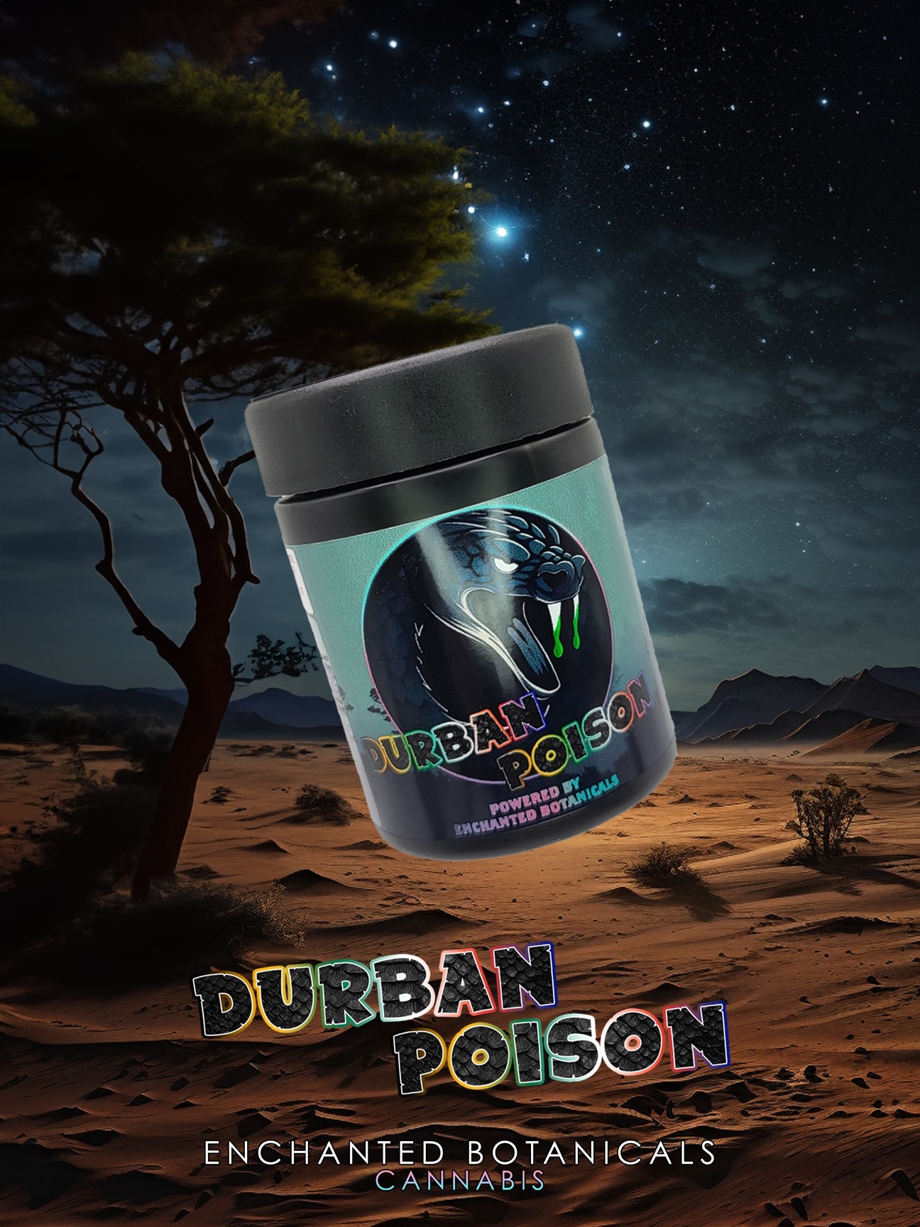 Photograph of product: Enchanted Botanicals - Durban Poison (S) Pre-Pack - 3.5g