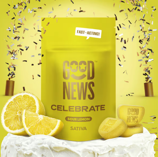 Photograph of product: Good News Gummies Pre-Game Sour Watermelon 1:2 (TH-oui/TH-ouiV) (S) 100mg