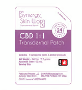 Photograph of product: Synergy | Transdermal Patch | CBD 1:1