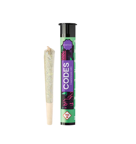 Photograph of product: CODES - PREROLL - 1G - HOLLYWOOD - HYBRID