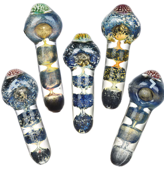 Photograph of product: Fritted Glass Hand Pipe - 4.5"