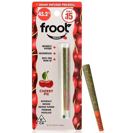 Photograph of product: Cherry Pie Infused Pre-roll - 