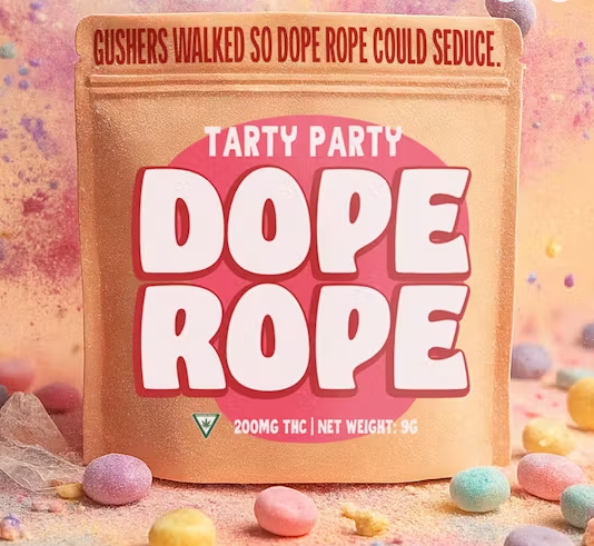 Photograph of product: Dope Rope 200mg l Tarty Party l Sauce