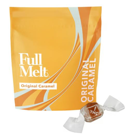 Photograph of product: LivWell Full Melt Caramels 10mg x 10ct