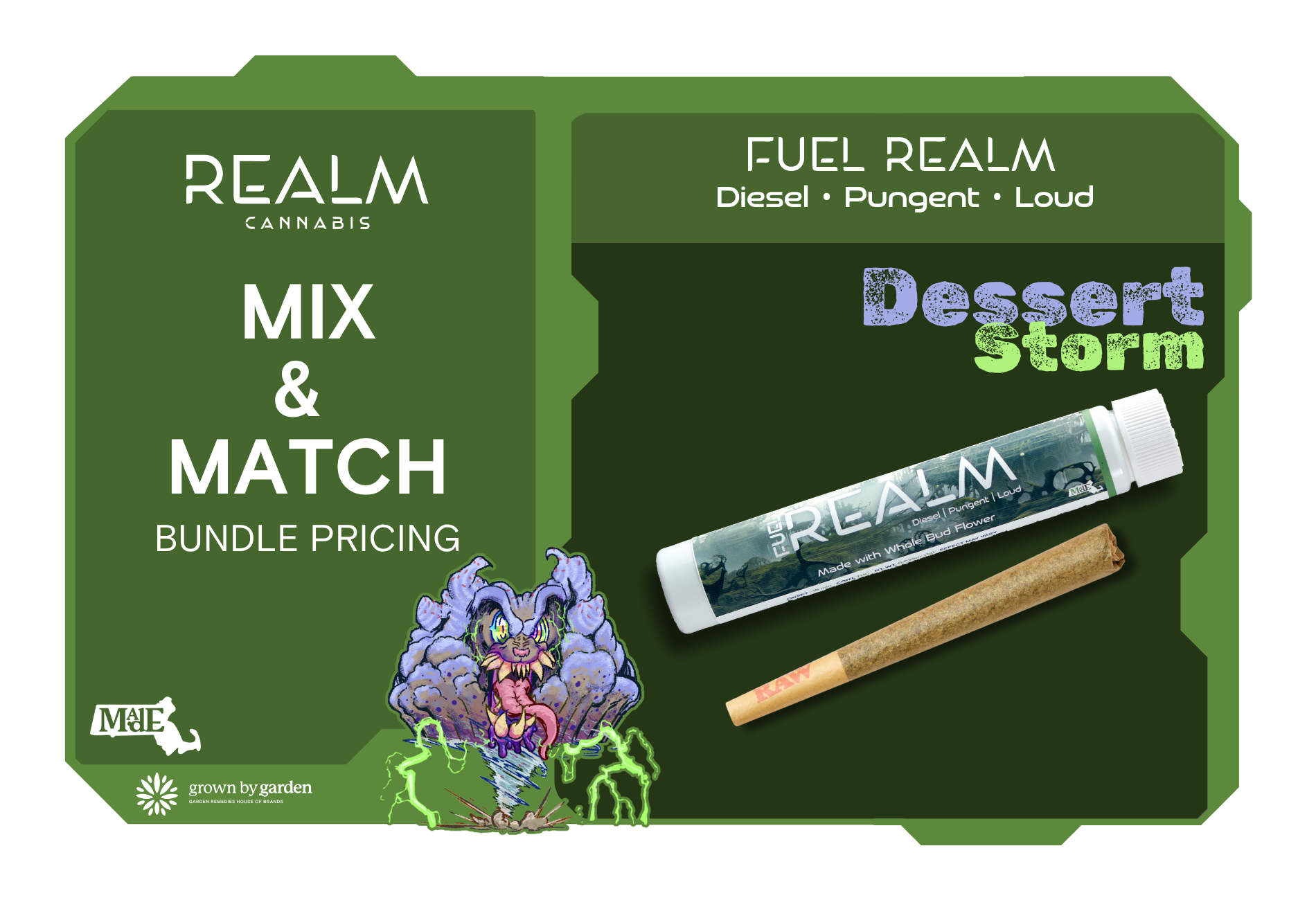 Photograph of product: Dessert Storm | Fuel | Pre-Roll