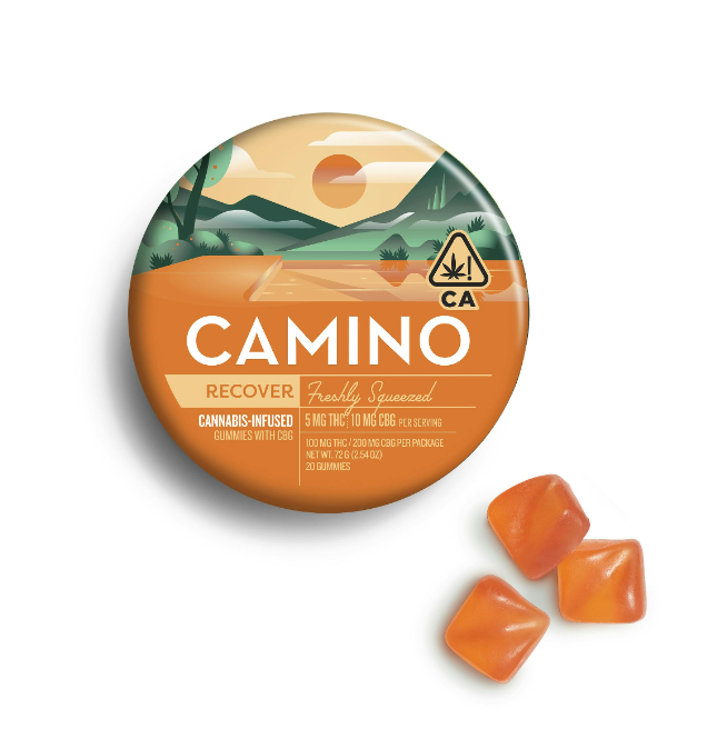 Photograph of product: Camino 2:1 Freshly Squeezed Gummies 100mg 20pk (CBG:TH-oui)