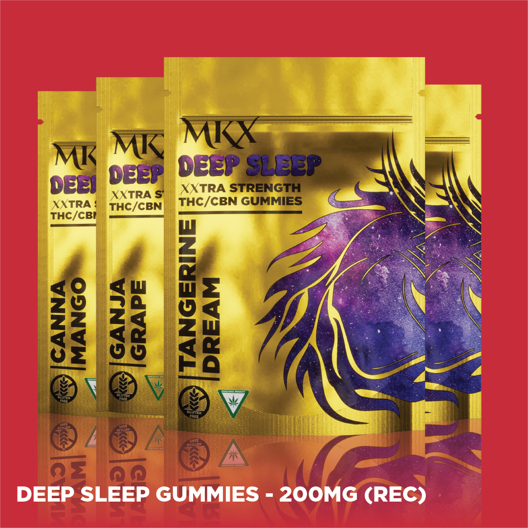 Photograph of product: MKX | Strawberry | 200mg CBN Gummies | REC