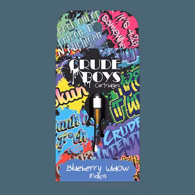 Photograph of product: CRUDE BOYS | Vape Cartridge | Blueberry Widow