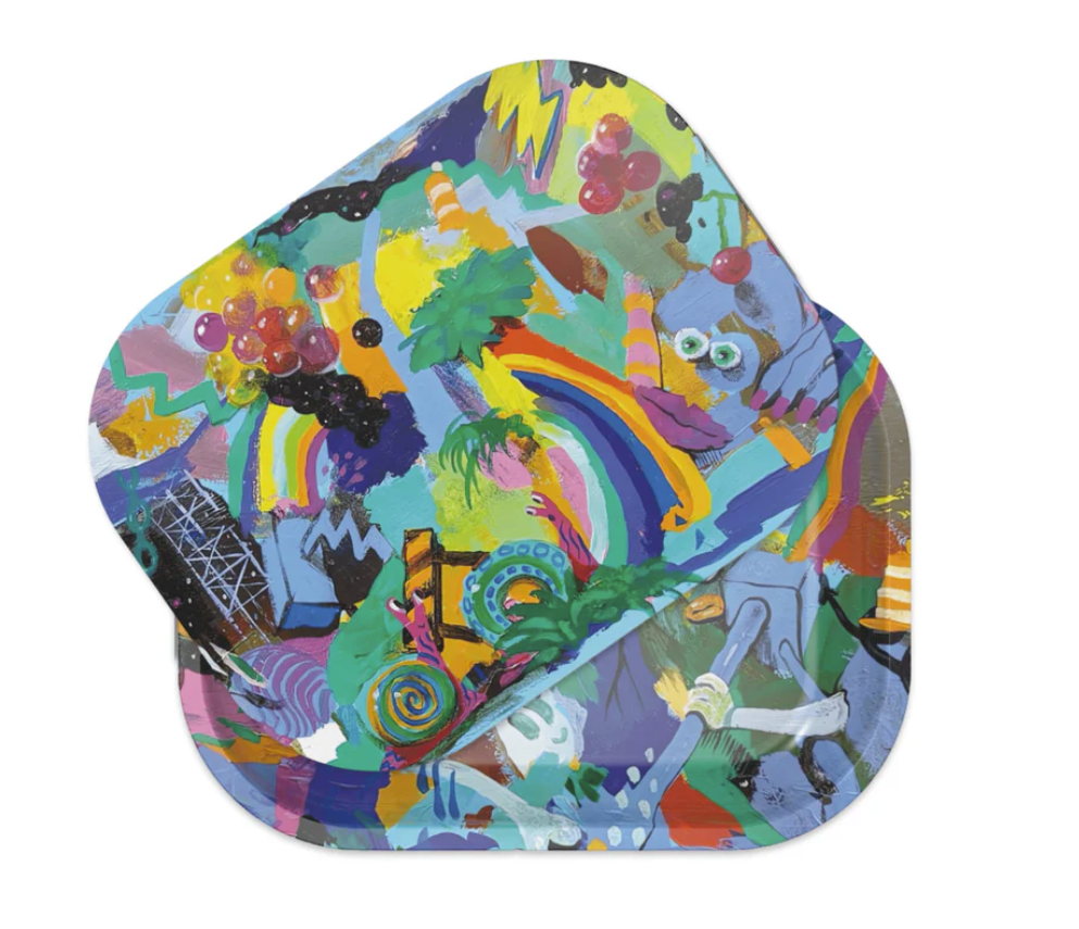 Photograph of product: "Alltopia" Rolling Tray w/ Magnetic Cover 5x7 by Adam O'Day
