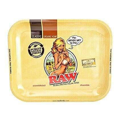 Photograph of product: RAW Authentic Girl | Metal Rolling Tray | Large