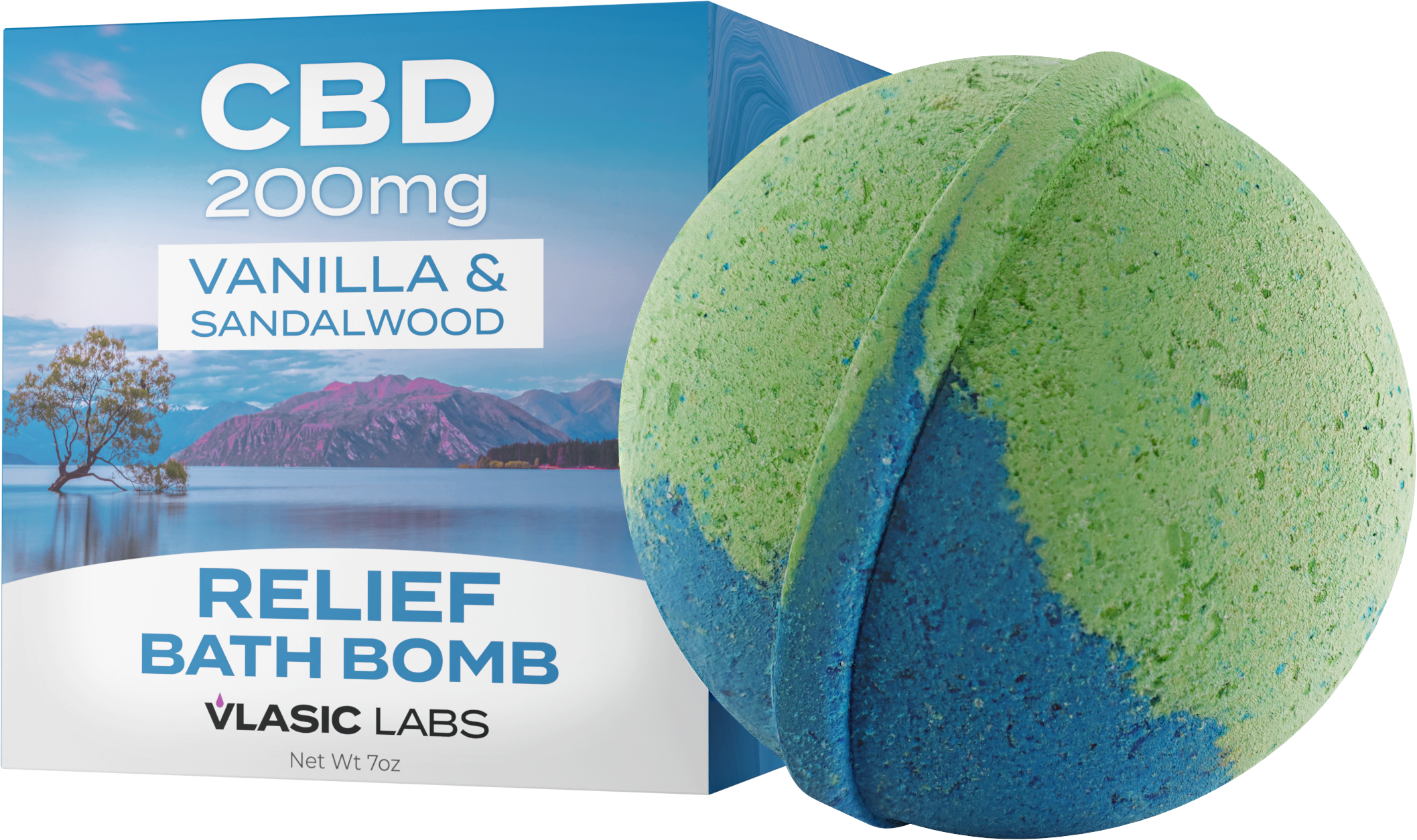 Photograph of product: Vlasic | CBD | Relief Bath Bomb (CBD 200 mg) | 196 g