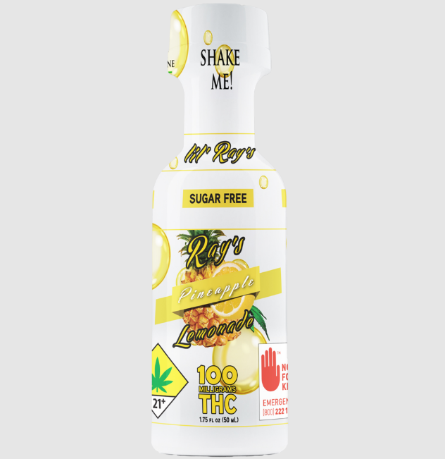 Photograph of product: DOH Lil Rays - Pineapple Lemonade [100mg] - *SF* Edible Shot