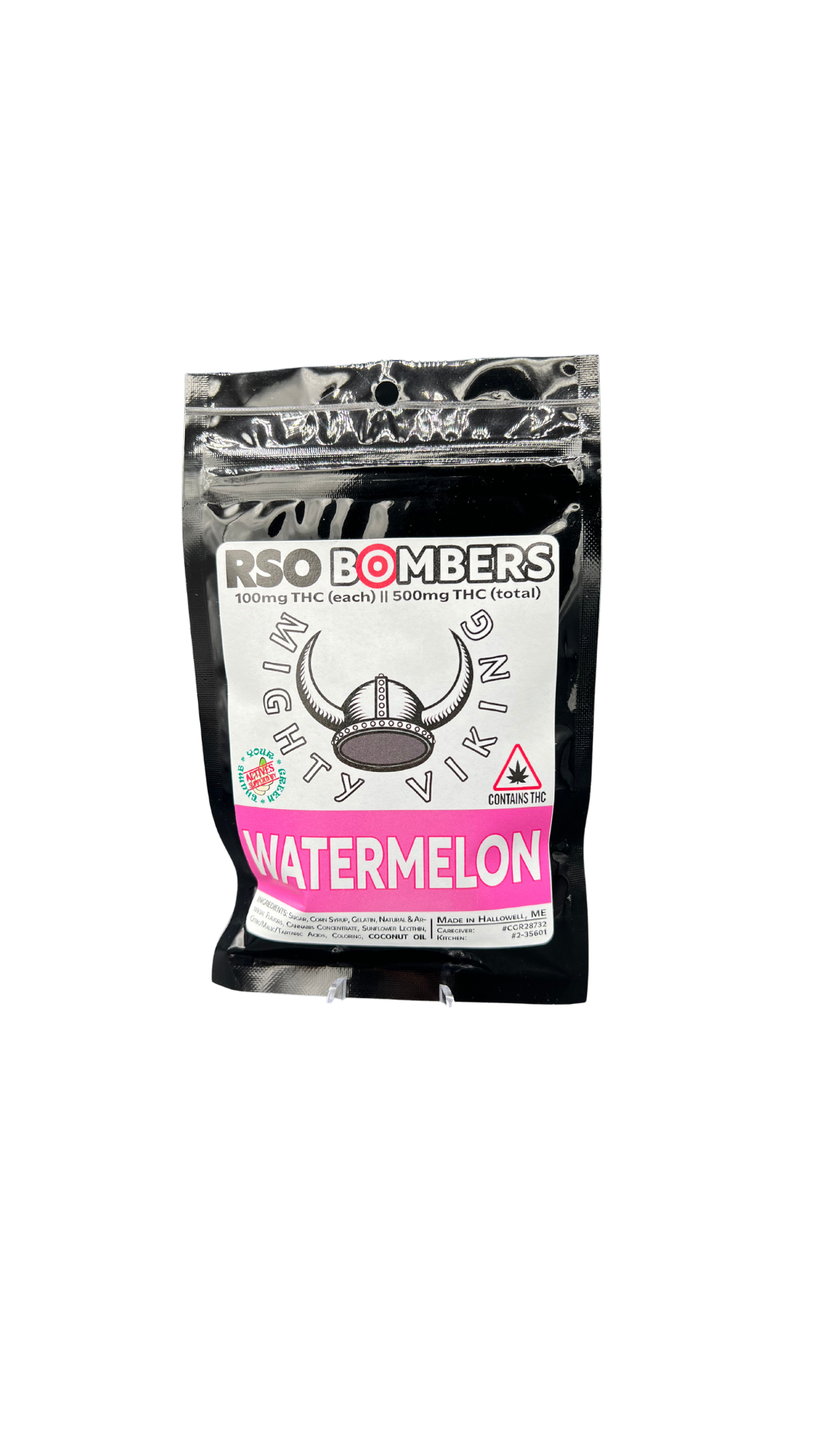 Photograph of product: 100mg RSO Bomber Gummies - Flavor Combo